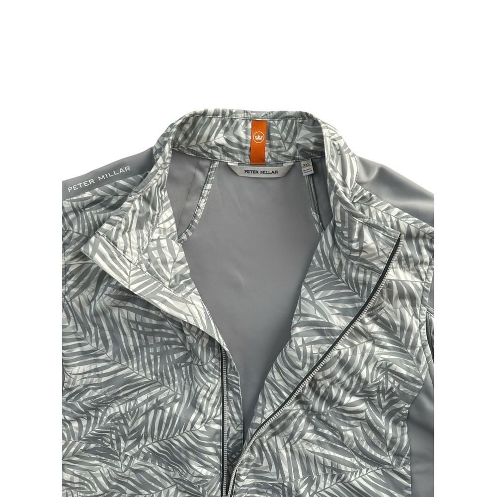 Peter Millar Crown Sport Gale Gray Fuse Elite Hybrid Golf Vest Men's Size 2XL - Picture 4 of 10